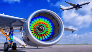 Simulation einer Flugzeugturbine Simulation einer Flugzeugturbine