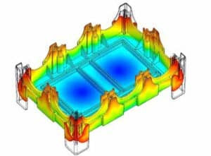 Simulation ohne Fließwegoptimierung