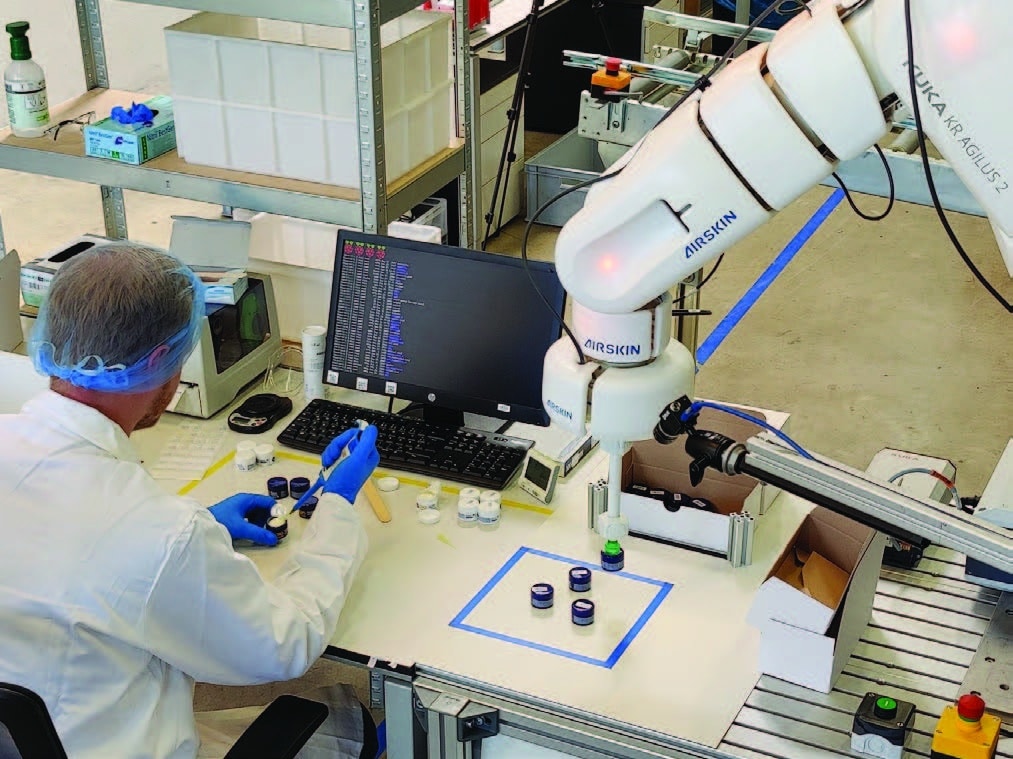 AIRSKIN Einsatz Labor