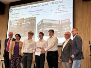 YAEC 2025 Gewinner Sonderpreis Manufacturing